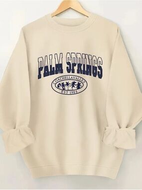 Cream Long Sleeve Palm Springs Shirt